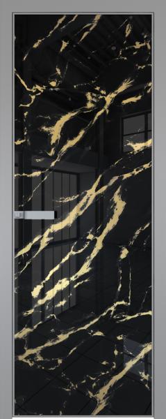Межкомнатная дверь 1AGN Нефи черный узор золото - картинка 8