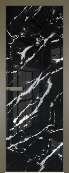 Межкомнатная дверь 1AGN Нефи черный узор серебро - картинка 10
